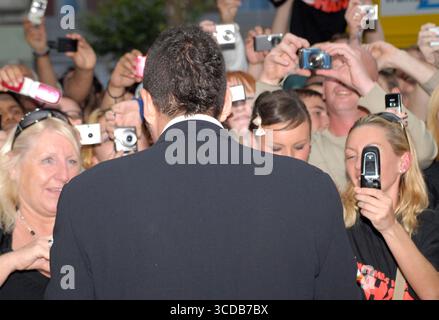 Adam Sandler à la première irlandaise de 'You Don't Mess with the Zohan' au Savoy Cinema de Dublin - 30 juillet 2008 Banque D'Images