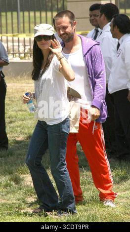 Courteney Cox et David Arquette à 'A Time for Heroes Celebrity Carnival' pour la Fondation Elizabeth Glazer Pediatric AIDS tenue au Wadworth Theater à Los Angeles - 08 juin 2008 Banque D'Images