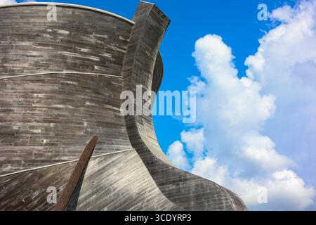 Williamstown, Kentucky États-Unis 22 juillet 2023 vue de l'extérieur du parc à thème Noah's Ark Encounter à Williamstown, Kentucky Banque D'Images