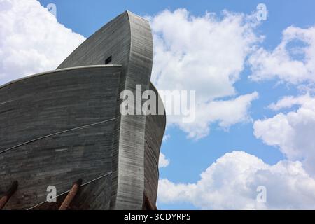 Williamstown, Kentucky États-Unis 22 juillet 2023 vue de l'extérieur du parc à thème Noah's Ark Encounter à Williamstown, Kentucky Banque D'Images