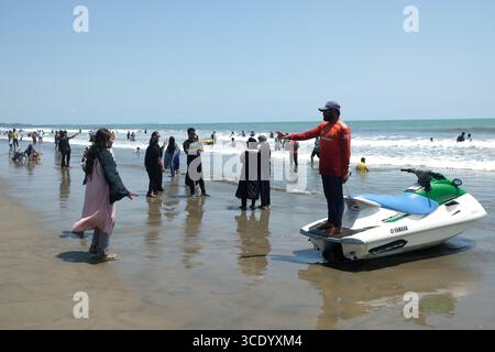 2ème plus longue plage de Cox`s Bazaar Sea Beach, Bangladesh Banque D'Images