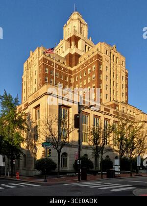 La United States Custom House, un bâtiment historique art déco du gouvernement fédéral dans la partie Old City de Philadelphie. Banque D'Images