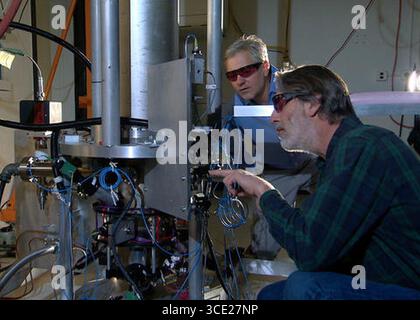 Horloge atomique NIST F2 césium. Banque D'Images