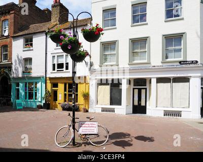 Vieux bâtiments sur la place du marché à Margate Kent Angleterre Banque D'Images