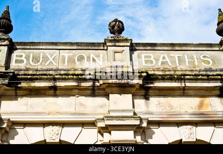 Buxton Baths, Buxton, Derbyshire, Angleterre Banque D'Images