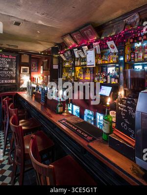 Le bar dans le Mutton Lane Inn Irish Pub, Centre, Cork, County Cork, Munster, Irlande Banque D'Images