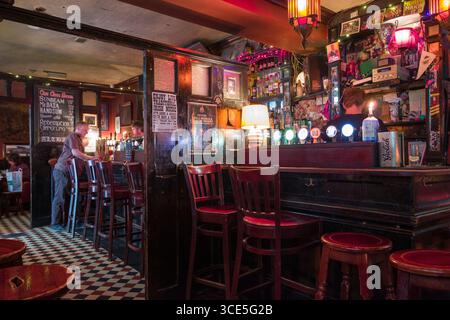 Le bar dans le Mutton Lane Inn Irish Pub, Centre, Cork, County Cork, Munster, Irlande Banque D'Images