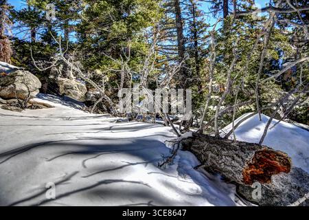 Vue aérienne de la vallée de Coachella depuis le sommet de la télécabine à Palm Springs Banque D'Images