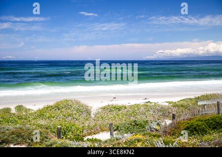 Pebble Beach, Californie - 21 mai 2016 : paysages des liens de la baie espagnole à la station balnéaire Pebble Beach Banque D'Images