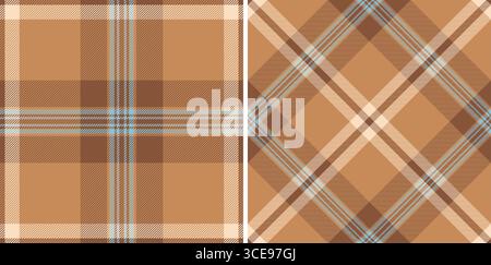 Motifs tartan élégants sans couture dans des tons de terre chauds, évoquant un style classique et un confort douillet. Idéal pour les textiles, les arrière-plans et le desig sophistiqué Illustration de Vecteur