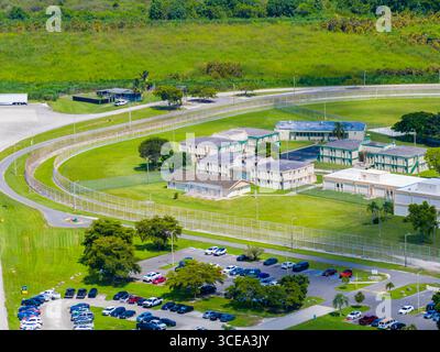 Photo aérienne Homestead Correctional institution FDC South Miami Banque D'Images