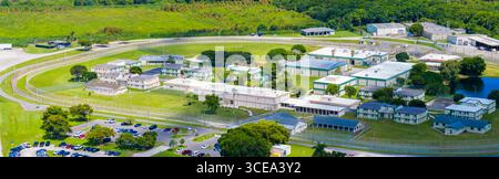 Photo aérienne Homestead Correctional institution FDC South Miami Banque D'Images
