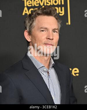 Shawn Hatosy arrive pour le panel « The Pitt » au festival inaugural Televerse de la TV Academy - jour 3 au JW Marriott le 16 août 2025 à Los Angeles, CA. © LISA OConnor/AFF-USA.com Banque D'Images