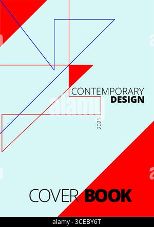Modèle de conception de couverture moderne. Illustration dessinée à la main par vecteur de couleur Illustration de Vecteur