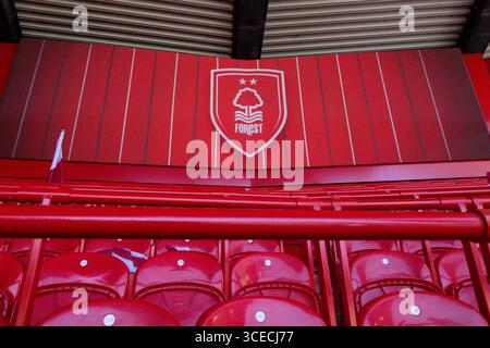 Nottingham, Royaume-Uni. 17 août 2025. Vue générale du City Ground, stade de Nottingham Forrest devant le match de première League de Nottingham Forest vs Brentford au City Ground, Nottingham. Le crédit photo devrait se lire : Craig Thomas/Sportimage crédit : Sportimage Ltd/Alamy Live News Banque D'Images
