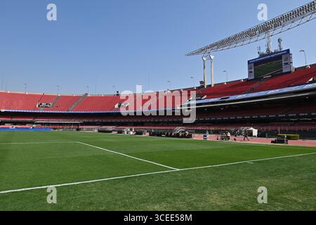 Sao Paulo, Brésil. 17 août 2025. SP - SAO PAULO - 08/17/2025 - BRÉSIL A 2025, SANTOS x VASCO - vue générale du stade Morumbi pour le match entre Santos et Vasco pour le championnat brésilien A 2025. Photo : Jota erré/AGIF crédit : AGIF/Alamy Live News Banque D'Images