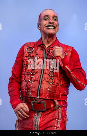 19 juin 2025 : Till Lindemann de Rammstein se produit au festival Hellfest Open Air à Clisson Banque D'Images