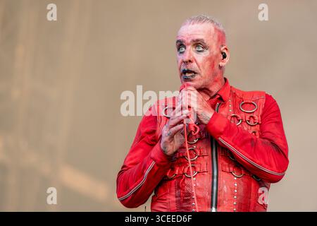 19 juin 2025 : Till Lindemann de Rammstein se produit au festival Hellfest Open Air à Clisson Banque D'Images