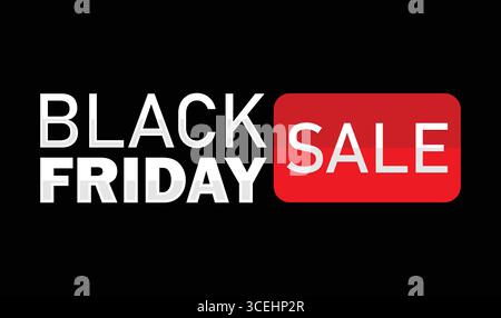 Black Friday soldes 2025 offres, rabais et méga offres en ligne. Modèle de couverture des médias sociaux de bannière de solde du vendredi fou Illustration de Vecteur