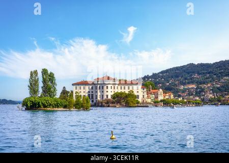Isola Bella view, île dans le lac majeur, îles Borromées, Stresa, région du Piémont, Italie, Europe Banque D'Images