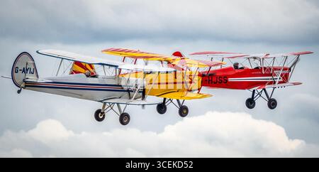 IWM Duxford Summer Airshow Stampe formation Team Banque D'Images