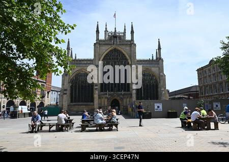 Hull Minster est une église anglicane du centre de Hull. L'église s'appelait Holy Trinity Church. East Riding of Yorkshire, Angleterre Banque D'Images