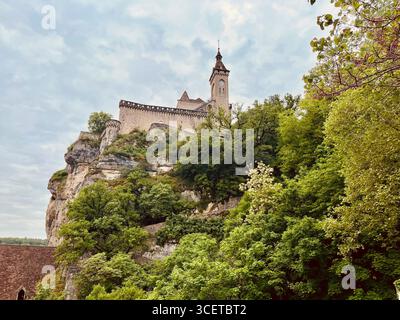 Les hauteurs de Rocamadour en France Banque D'Images