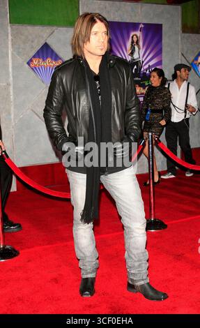Billy Ray Cyrus à l'avant-première Disney de 'Hannah Montana & Miley Cyrus : Best of Both Worlds concert 3D' au El Capitan Theatre à Hollywood, le 17 janvier 2008 Banque D'Images
