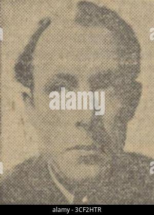 Une photographie de Joop van Santen, vers 1948, qui était un individu important aux pays-Bas pendant la période post-seconde Guerre mondiale, capturée dans une pose formelle. Banque D'Images