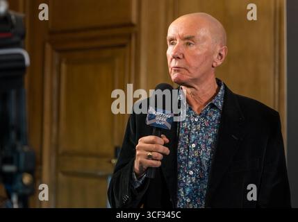Édimbourg, Écosse, Royaume-Uni, 20 août 2025. Festival international du film d'Édimbourg : un line up du film Reality is not suffit : auteur Irvine Welsh. Crédit : Sally Anderson/Alamy Live News Banque D'Images