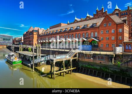 Musée allemand des douanes dans le quartier des entrepôts Speicherstadt de Hambourg, Allemagne Banque D'Images