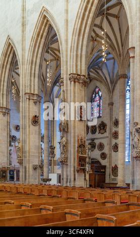 Paysage à l'intérieur de Thel Um Minster à Ulm, une ville dans un état nommé Baden-Wuerttemberg dans le sud-ouest de l'Allemagne Banque D'Images