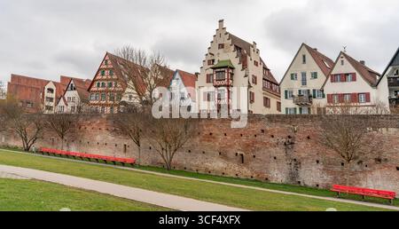 Impression d'Ulm, une ville dans un état nommé Bade-Wuertemberg dans le sud-ouest de l'Allemagne Banque D'Images