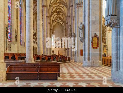 Paysage à l'intérieur de Thel Um Minster à Ulm, une ville dans un état nommé Baden-Wuerttemberg dans le sud-ouest de l'Allemagne Banque D'Images
