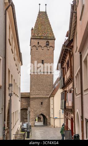 Impression d'Ulm, une ville dans un état nommé Bade-Wuertemberg dans le sud-ouest de l'Allemagne Banque D'Images
