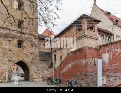 Impression d'Ulm, une ville dans un état nommé Bade-Wuertemberg dans le sud-ouest de l'Allemagne Banque D'Images