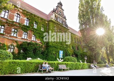 Extérieur du Musée national de Wroclaw, Pologne Banque D'Images