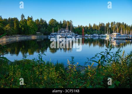 Le Vancouver Rowing Club à Stanley Park, Vancouver, C.-B. Banque D'Images