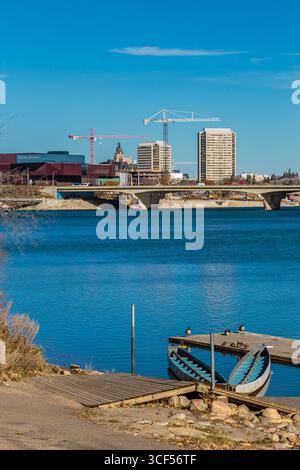 Victoria Park est situé dans les quartiers Riversdale et King George de Saskatoon. Banque D'Images