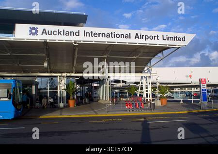 Auckland International Airport Limited, Northland, île du Nord, Nouvelle-Zélande, août 2007. L'aéroport d'Auckland est le principal et le plus achalandé airpo Banque D'Images