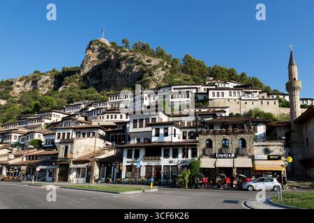 Berat, Albanie - 10 août 2025 : vue de la ville de Berat en Albanie Banque D'Images
