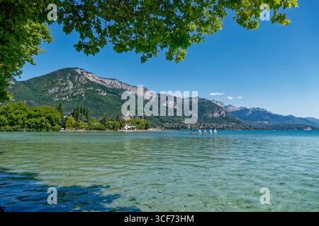 Lac d Annecy , Annecy , See, haute Savoie, Frankreich, Auvergne-Rhône-Alpes, Europe Banque D'Images