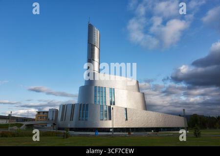 Norvège, Europe. Église de la cathédrale Northern Lights à Alta dans le comté de Troms og Finnmark Banque D'Images