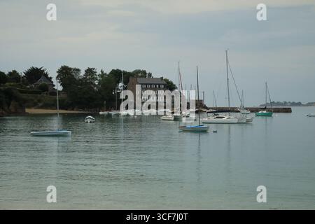 Village de Saint Jacut de la mer en Bretagne française Banque D'Images