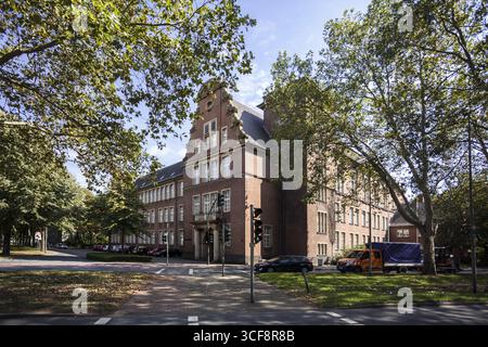 Tribunal local de Wesel, bâtiment du lycée de Wesel construit en 1912 Banque D'Images