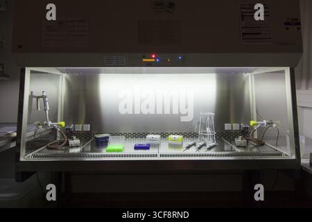 Laboratoire de biologie pour l'isolation d'ARN dans le département de génie génétique de l'Université de Duisburg-Essen Banque D'Images