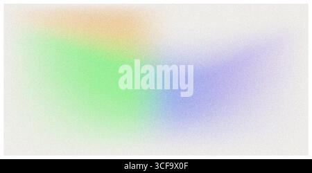 Une composition abstraite colorée avec des flux de lumière doux et superposés en vert, bleu et violet. Les couleurs mélangées créent une ambiance douce et tranquille Illustration de Vecteur