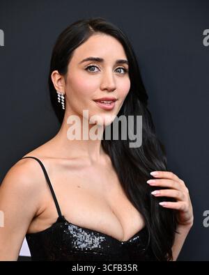 Los Angeles, États-Unis. 21 août 2025. Caylee Cowan arrive à la première de Hollywood Grit qui a eu lieu à AMC The Grove 14 le 21 août 2025 à Los Angeles, CA. © Starbuck/ Credit : AFF/Alamy Live News Banque D'Images