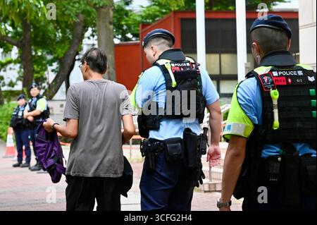 Défend à Hong Kong 47 affaire démocrates condamnation et condamnation en appel Banque D'Images