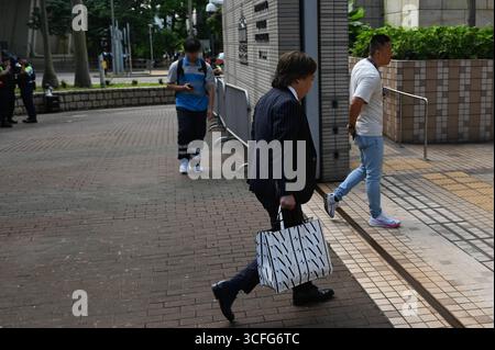 Défend à Hong Kong 47 affaire démocrates condamnation et condamnation en appel Banque D'Images